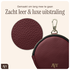 AVY Mini Leren Telefoontasje / Phone Bag Leather Burgundy afbeelding 4