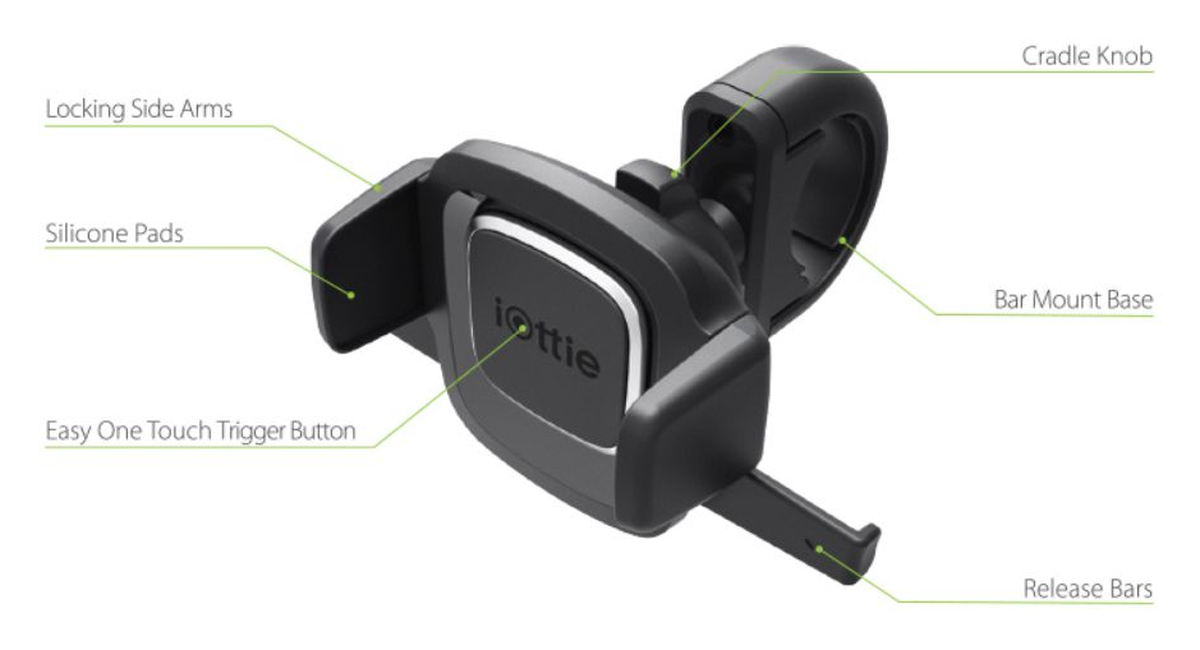 Duo pack iOttie Easy One Touch 4 Verstelbare Telefoonhouder Fiets afbeelding 3