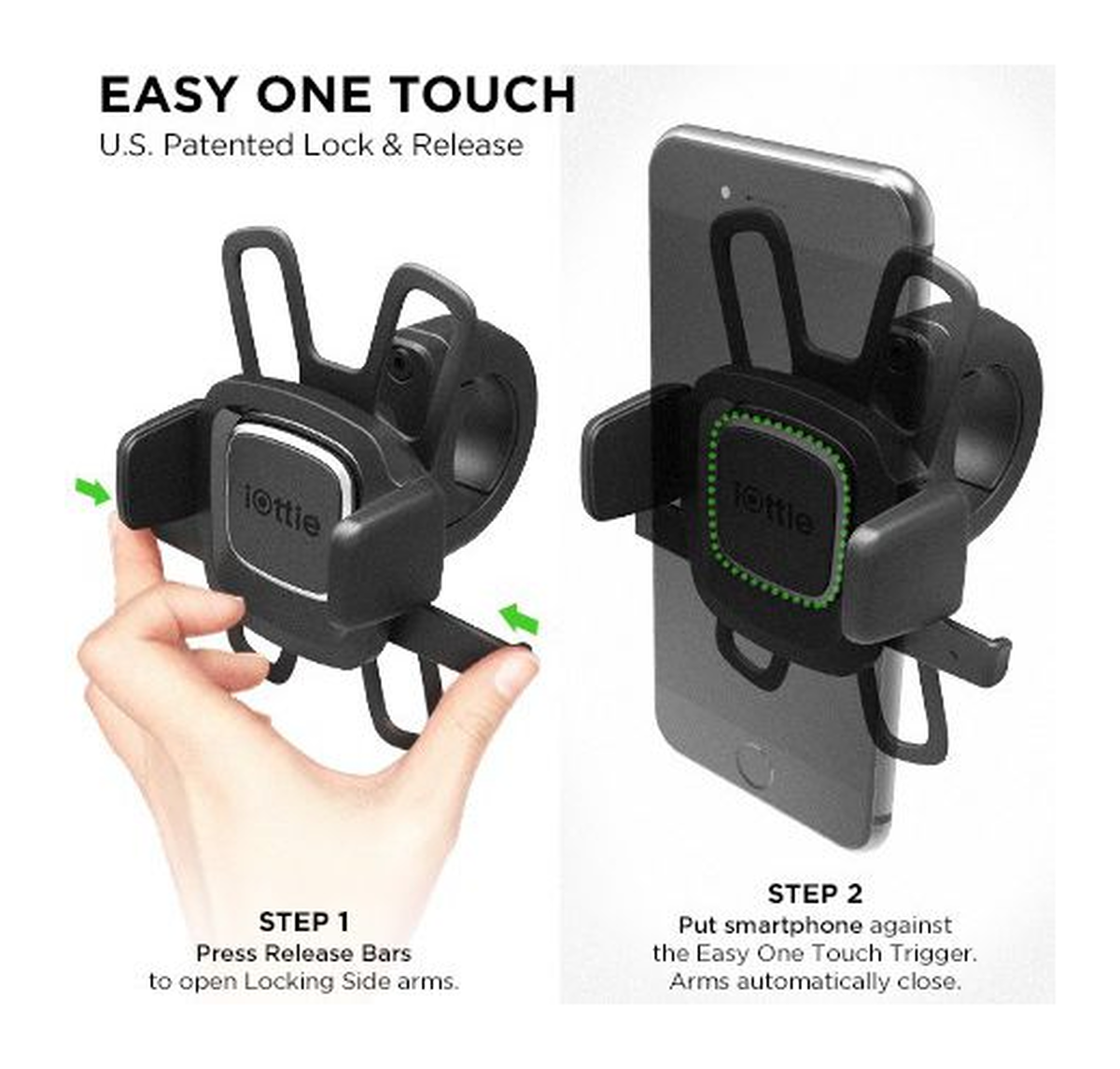 Duo pack iOttie Easy One Touch 4 Verstelbare Telefoonhouder Fiets afbeelding 5