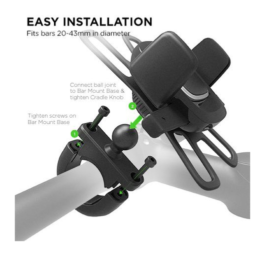 Duo pack iOttie Easy One Touch 4 Verstelbare Telefoonhouder Fiets afbeelding 7
