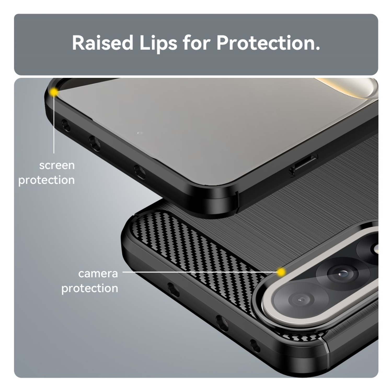 OnePlus Nord 5 Hoesje Geborsteld TPU Flexibele Back Cover Zwart afbeelding 8