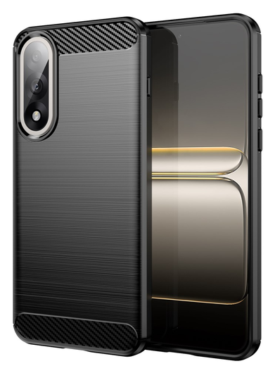 OnePlus Nord 5 Hoesje Geborsteld TPU Flexibele Back Cover Zwart afbeelding 1