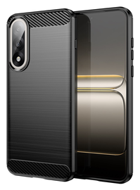OnePlus Nord 5 Hoesje Geborsteld TPU Flexibele Back Cover Zwart