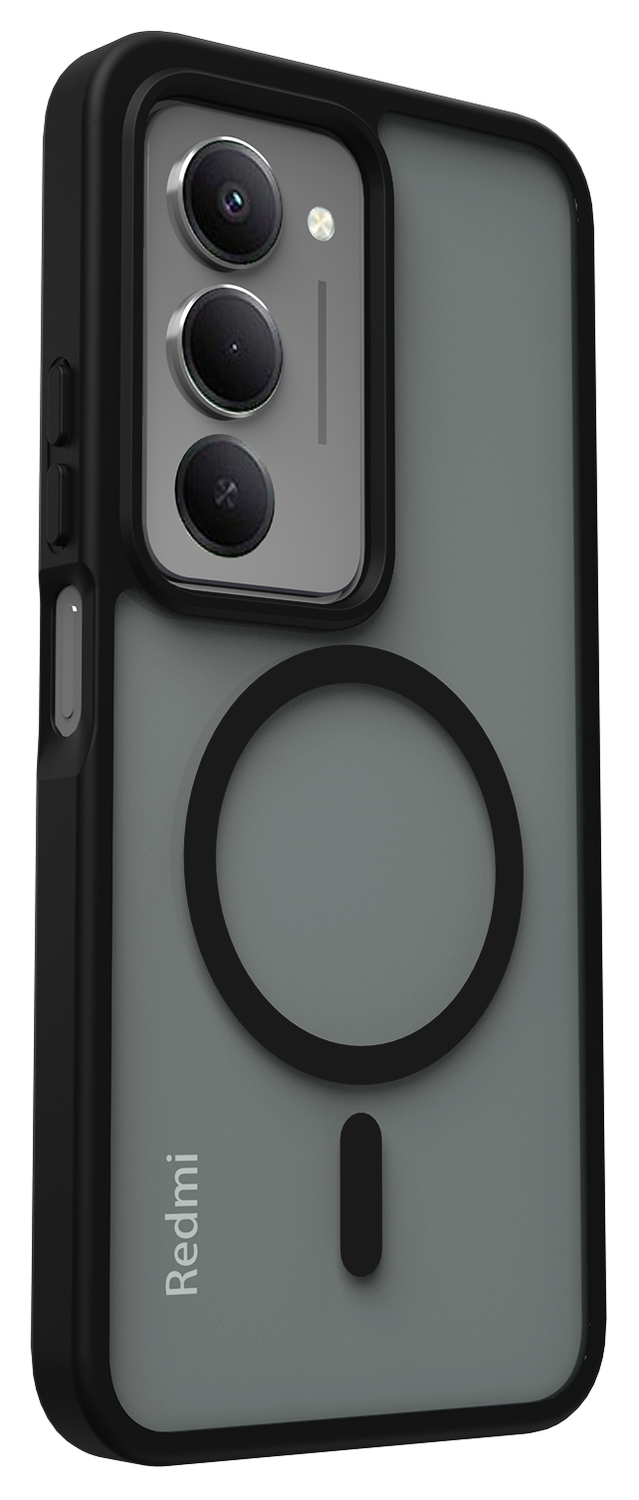 Xiaomi Redmi 15 (5G) Hoesje met MagSafe Back Cover Matte Zwart afbeelding 6