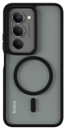 Xiaomi Redmi 15 (5G) Hoesje met MagSafe Back Cover Matte Zwart afbeelding 4