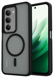 Xiaomi Redmi 15 (5G) Hoesje met MagSafe Back Cover Matte Zwart afbeelding