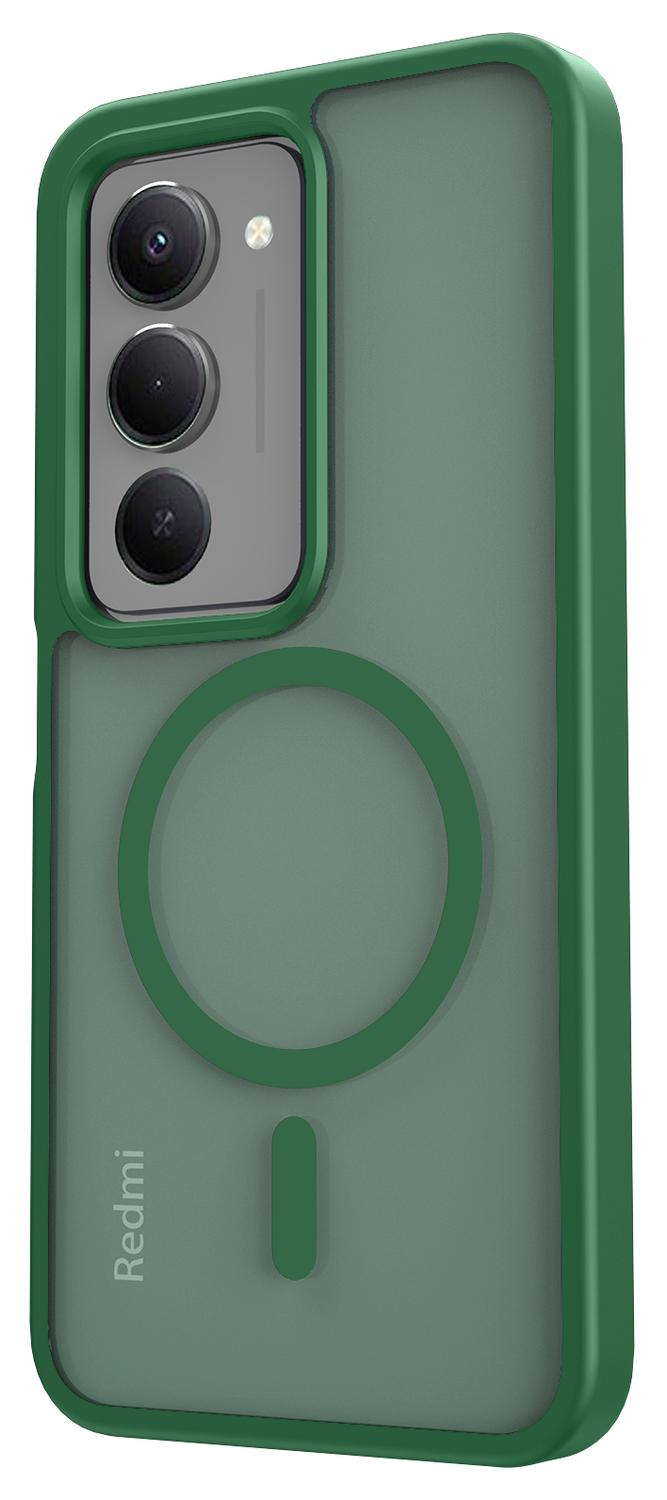 Xiaomi Redmi 15 (5G) Hoesje met MagSafe Back Cover Matte Groen afbeelding 5