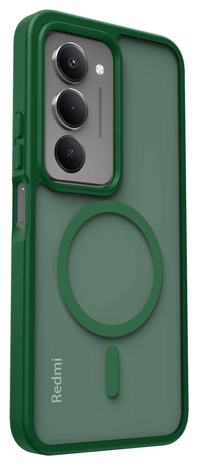 Xiaomi Redmi 15 (5G) Hoesje met MagSafe Back Cover Matte Groen afbeelding 6
