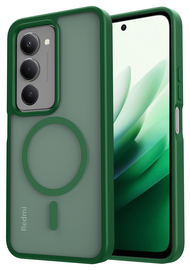 Xiaomi Redmi 15 (5G) Hoesje met MagSafe Back Cover Matte Groen afbeelding