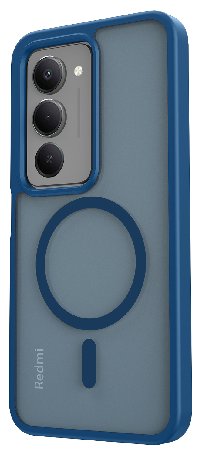 Xiaomi Redmi 15 (5G) Hoesje met MagSafe Back Cover Matte Blauw afbeelding 7