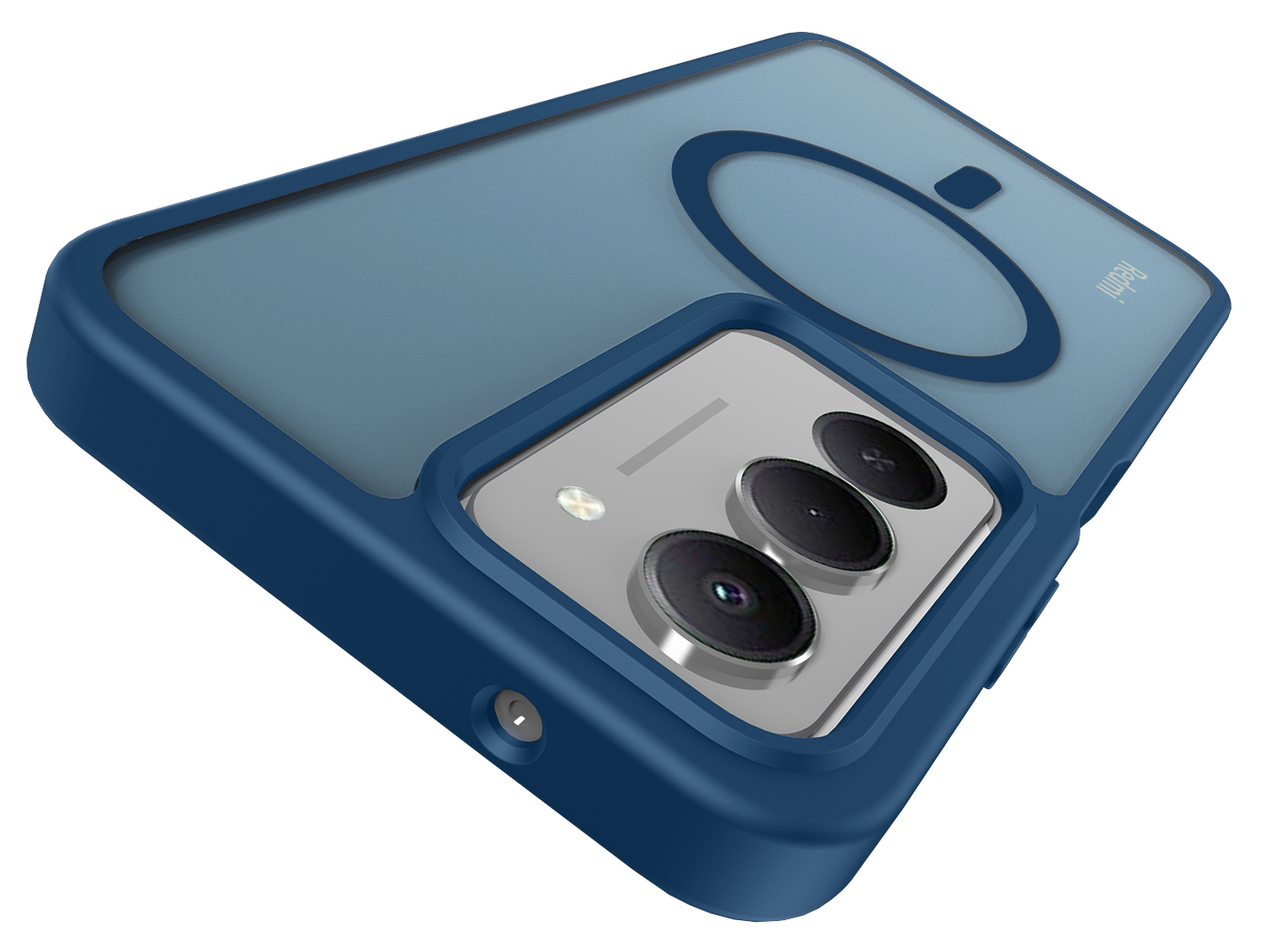 Xiaomi Redmi 15 (5G) Hoesje met MagSafe Back Cover Matte Blauw afbeelding 9