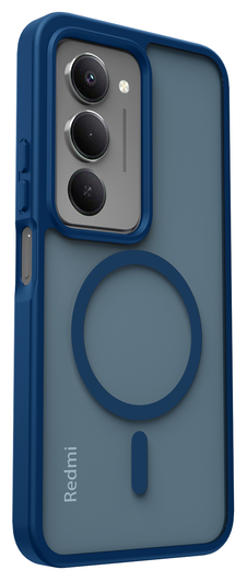 Xiaomi Redmi 15 (5G) Hoesje met MagSafe Back Cover Matte Blauw afbeelding 8