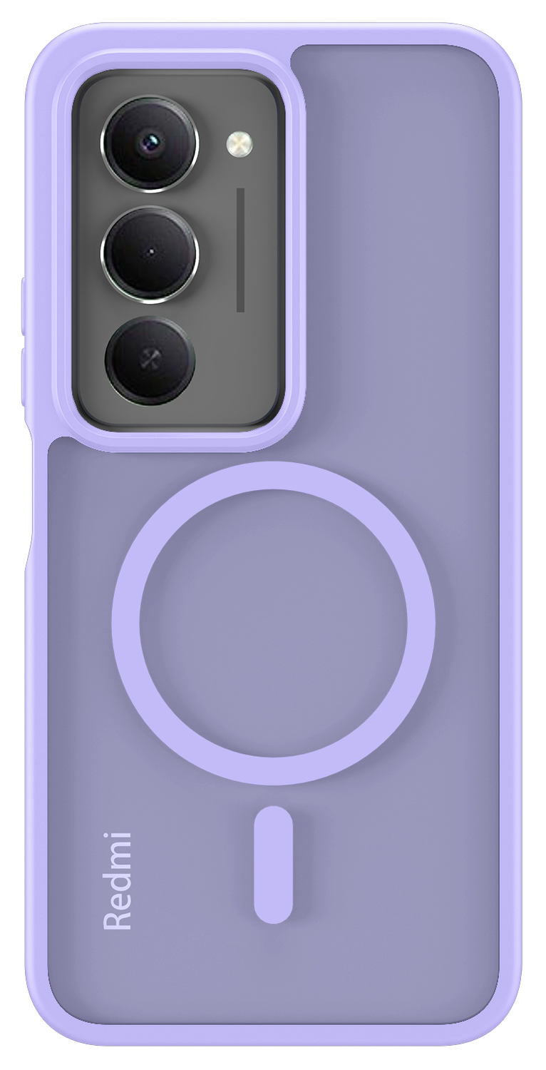 Xiaomi Redmi 15 (5G) Hoesje met MagSafe Back Cover Matte Paars afbeelding 4