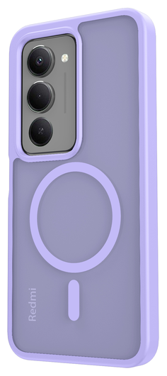 Xiaomi Redmi 15 (5G) Hoesje met MagSafe Back Cover Matte Paars afbeelding 5