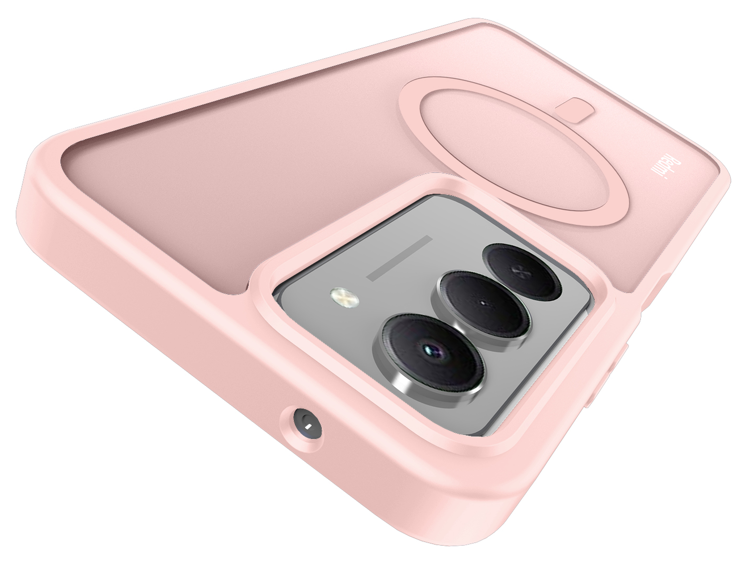 Xiaomi Redmi 15 (5G) Hoesje met MagSafe Back Cover Matte Roze afbeelding 6