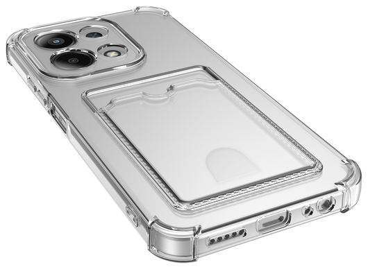 Xiaomi Redmi 15 (5G) Hoesje Dun TPU met Pasjeshouder Back Cover Transparant afbeelding 5