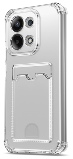 Xiaomi Redmi 15 (5G) Hoesje Dun TPU met Pasjeshouder Back Cover Transparant afbeelding 6