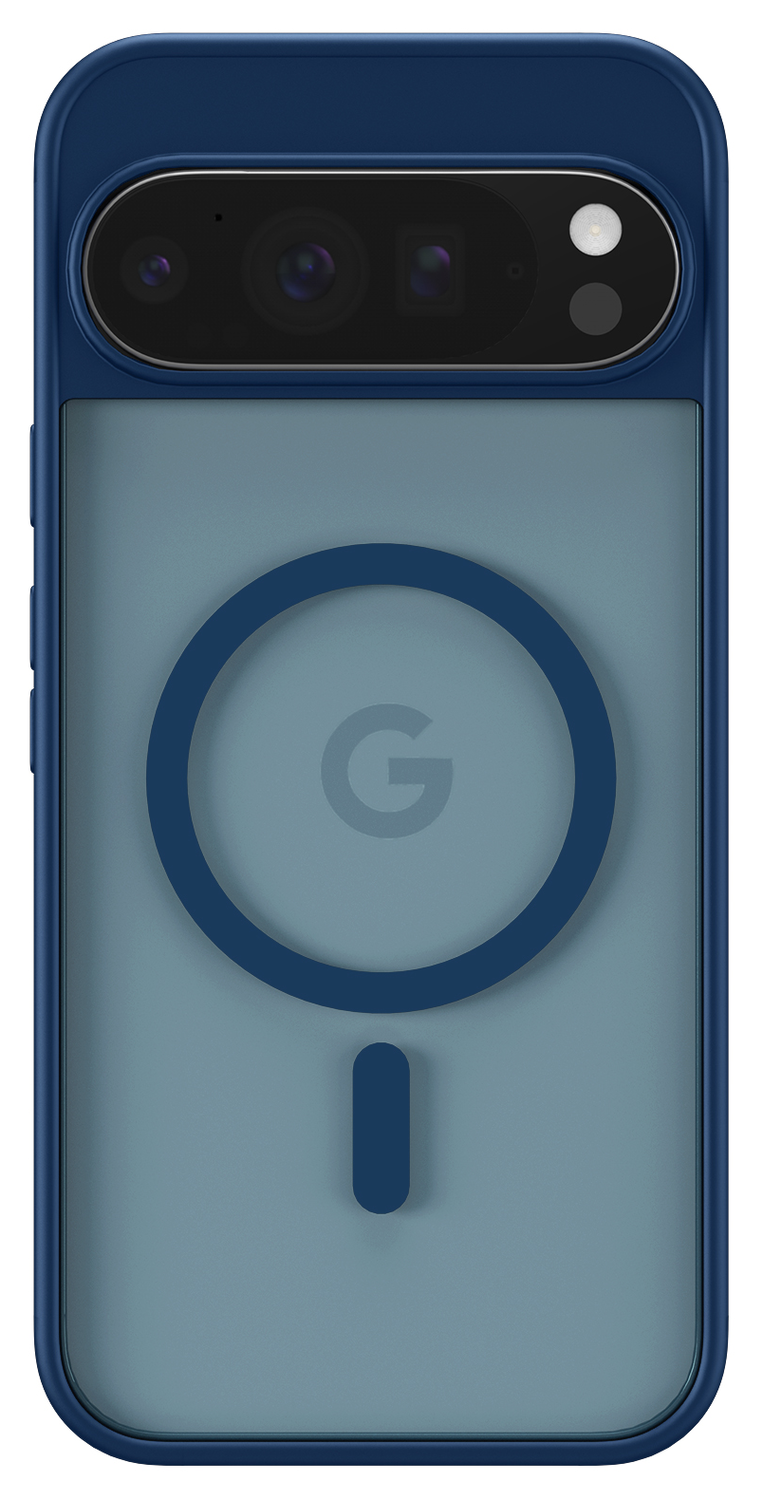 Google Pixel 10 Pro XL Hoesje Back Cover Matte Blauw afbeelding 3