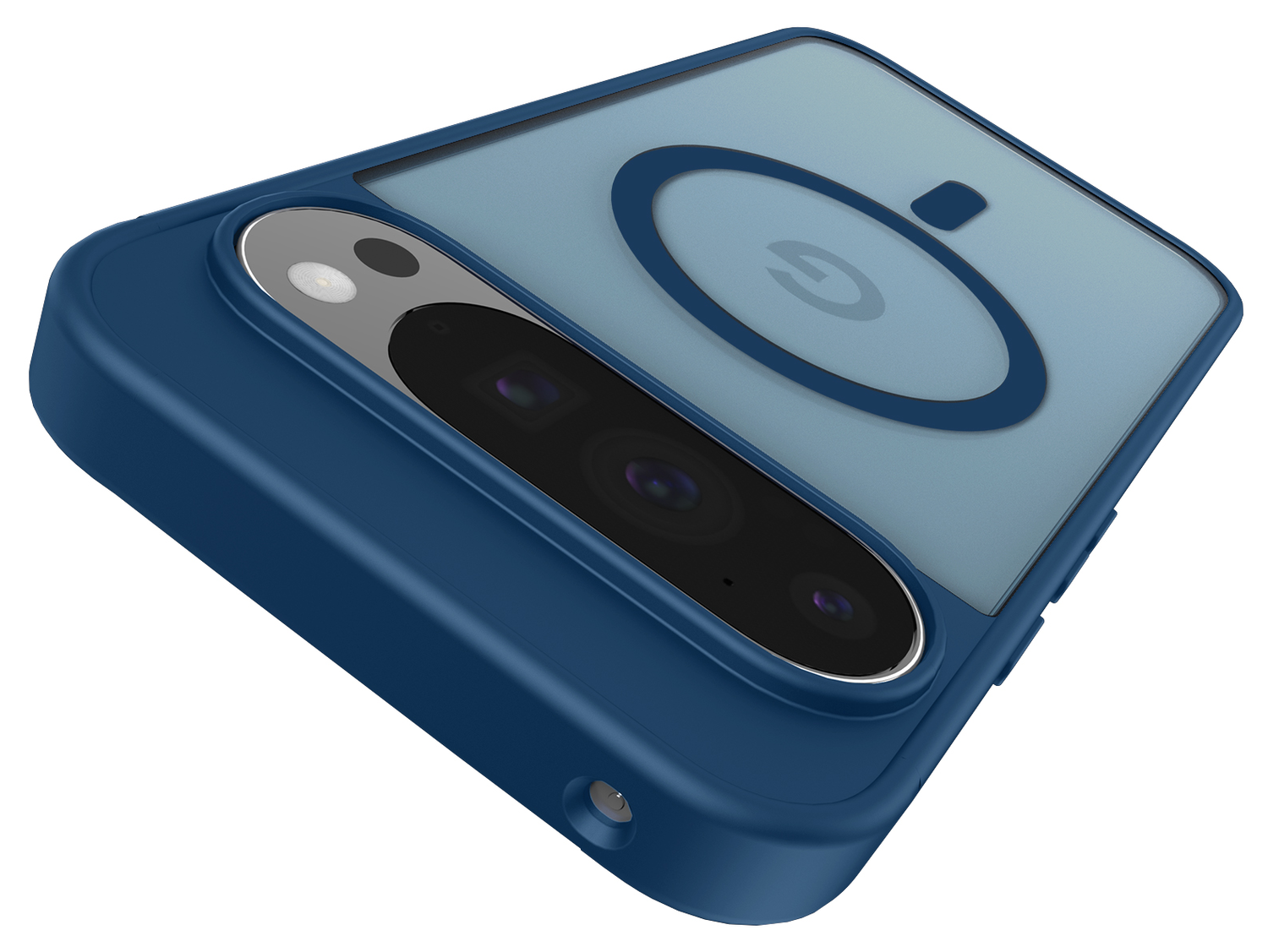 Google Pixel 10 Pro XL Hoesje Back Cover Matte Blauw afbeelding 8