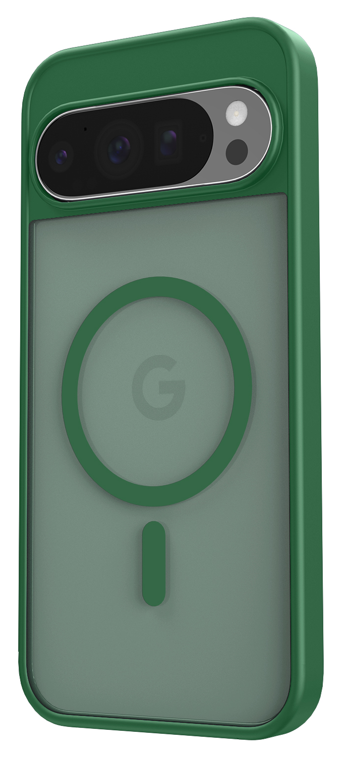 Google Pixel 10 Pro XL Hoesje met MagSafe Back Cover PixelSnap Matte Groen afbeelding 5