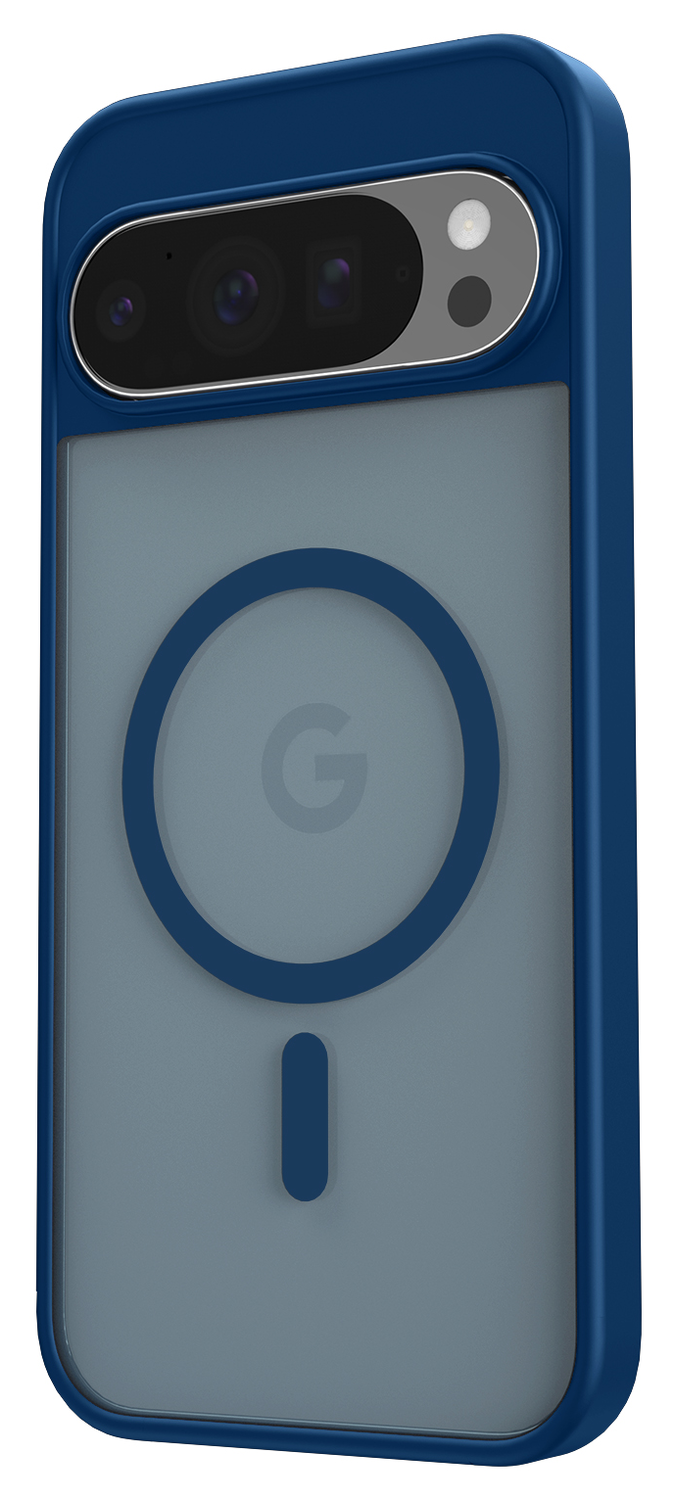 Google Pixel 10 Pro XL Hoesje met MagSafe Back Cover PixelSnap Matte Blauw afbeelding 7