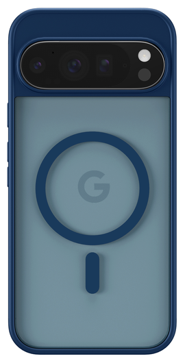 Google Pixel 10 Pro XL Hoesje met MagSafe Back Cover PixelSnap Matte Blauw afbeelding 4