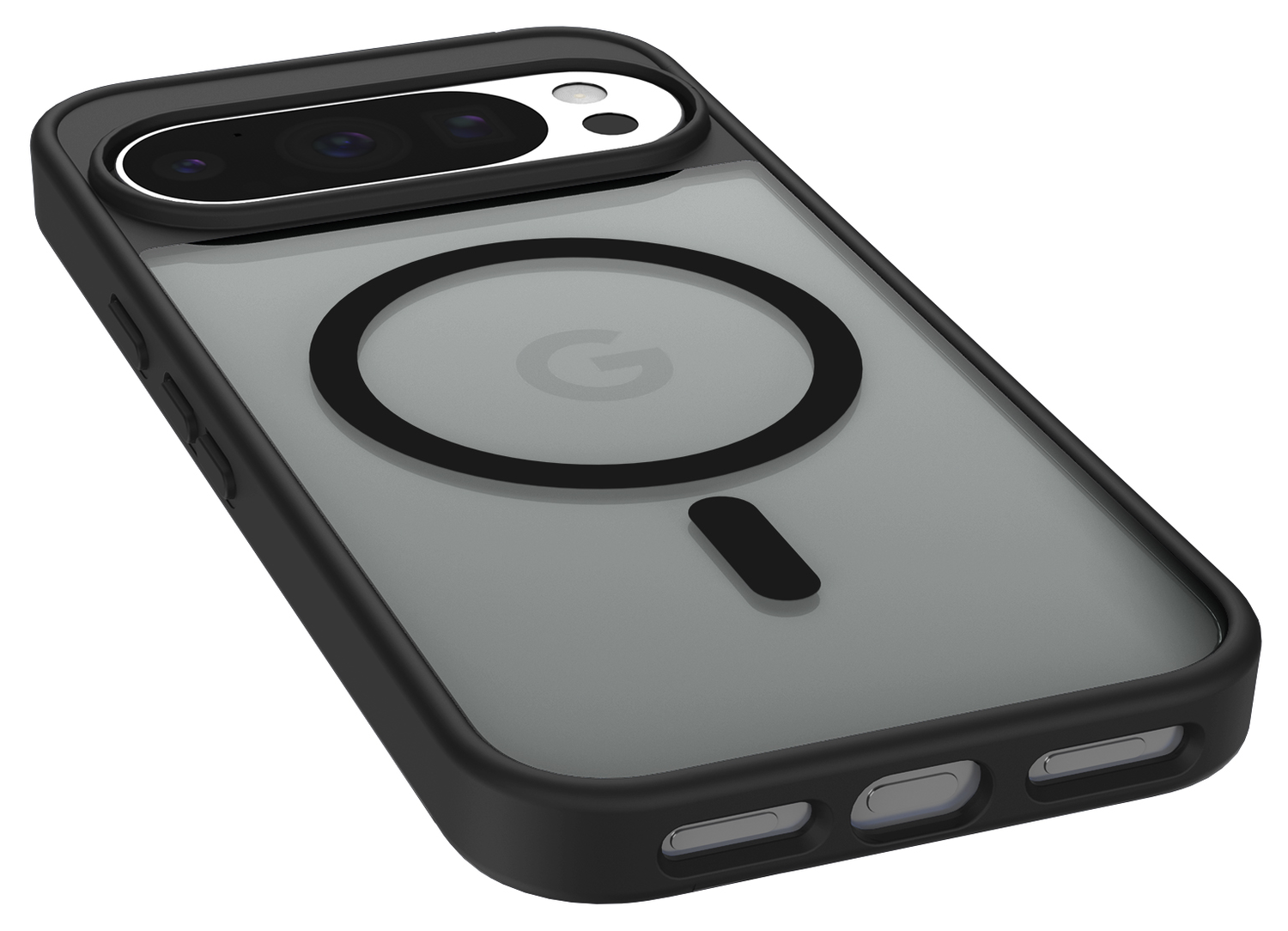 Google Pixel 10/10 Pro Hoesje MagSafe Back Cover PixelSnap Matte Zwart afbeelding 5