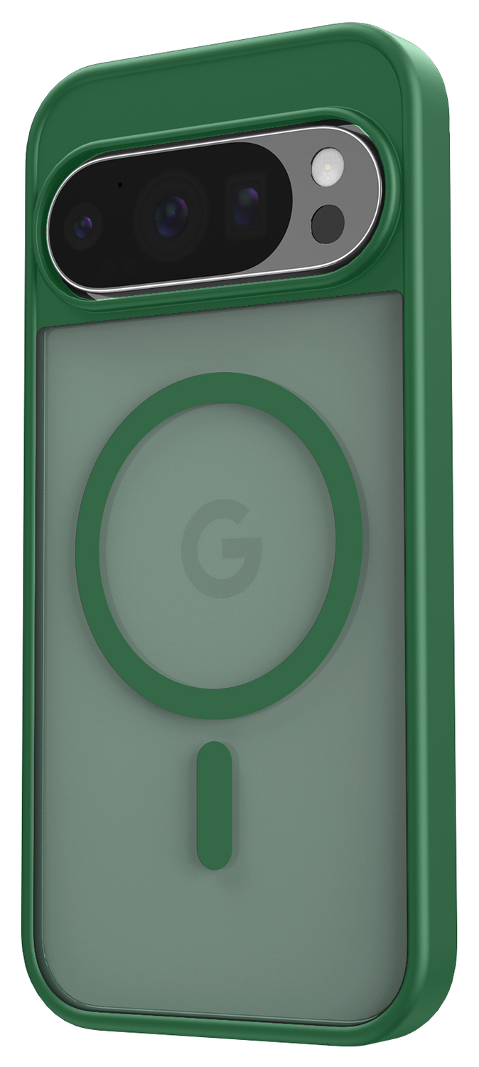 Google Pixel 10/10 Pro Hoesje MagSafe Back Cover PixelSnap Matte Groen afbeelding 11