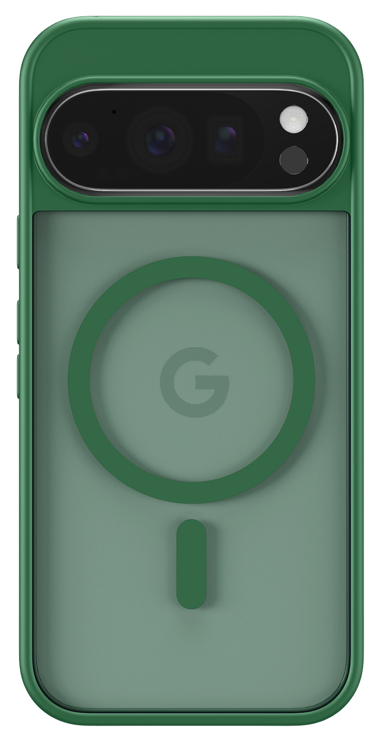 Google Pixel 10/10 Pro Hoesje MagSafe Back Cover PixelSnap Matte Groen afbeelding 4