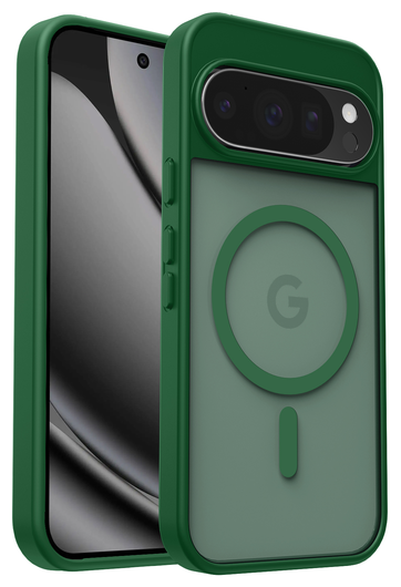 Google Pixel 10/10 Pro Hoesje MagSafe Back Cover PixelSnap Matte Groen afbeelding 7