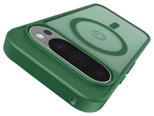 Google Pixel 10/10 Pro Hoesje MagSafe Back Cover PixelSnap Matte Groen afbeelding 10