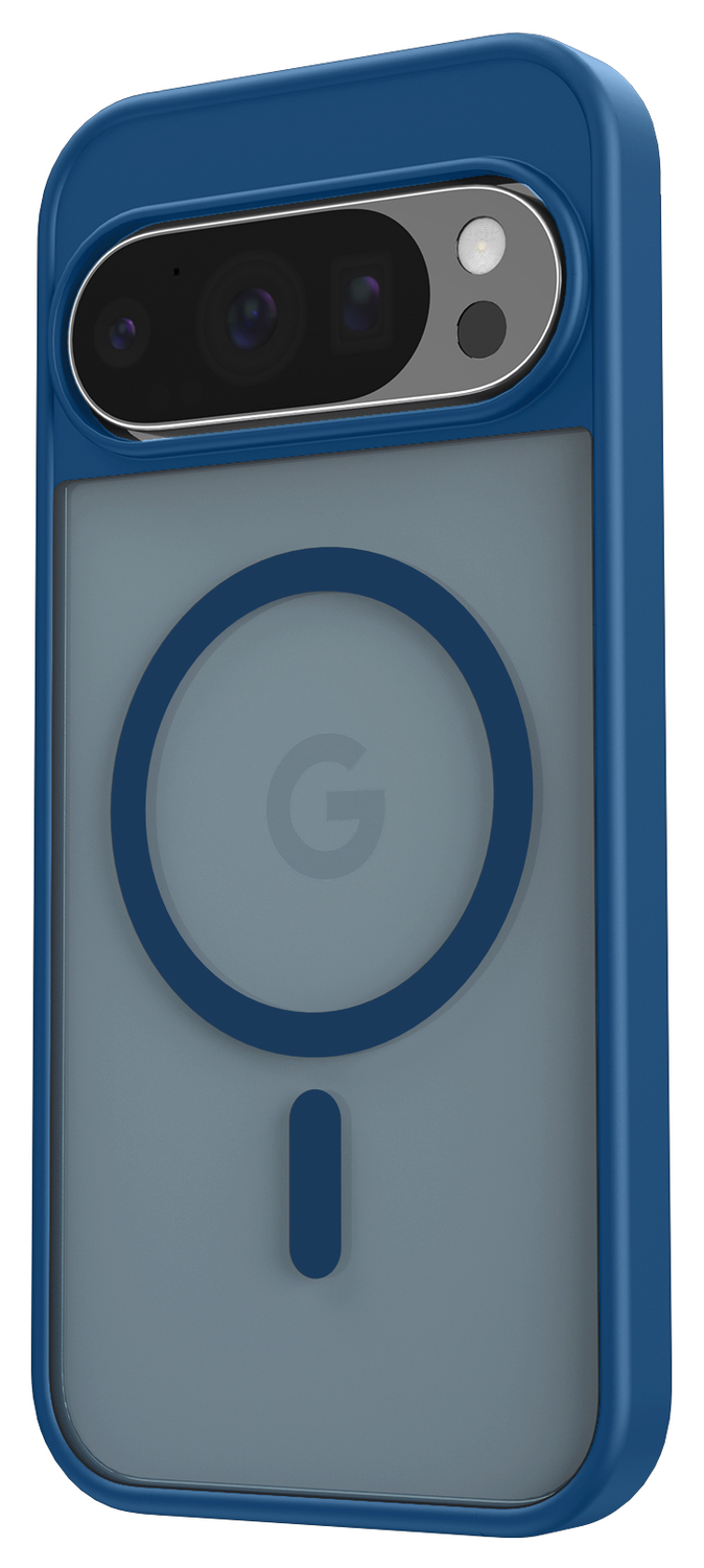 Google Pixel 10/10 Pro Hoesje MagSafe Back Cover PixelSnap Matte Blauw afbeelding 11