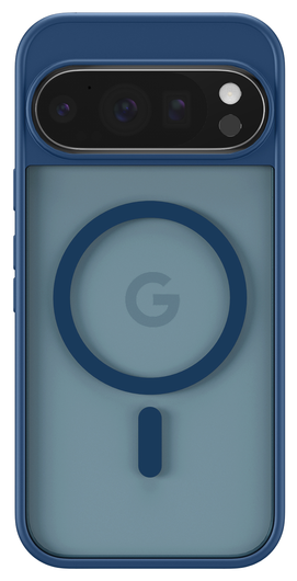 Google Pixel 10/10 Pro Hoesje MagSafe Back Cover PixelSnap Matte Blauw afbeelding 4