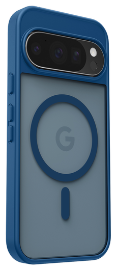 Google Pixel 10/10 Pro Hoesje MagSafe Back Cover PixelSnap Matte Blauw afbeelding 8