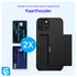 Samsung Galaxy S25 FE Hoesje met Slider Kaarthouder Back Cover Zwart afbeelding 6