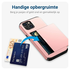 Samsung Galaxy S25 FE Hoesje met Slider Kaarthouder Back Cover Roze afbeelding 5