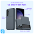 Samsung Galaxy S25 FE Hoesje met Slider Kaarthouder Back Cover Blauw afbeelding 5