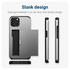 Samsung Galaxy S25 FE Hoesje met Slider Kaarthouder Back Cover Grijs afbeelding 8