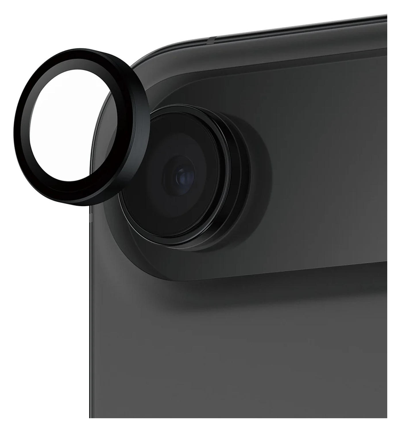 PanzerGlass Hoops Rings iPhone Air Camera Lens Protector Glas Zwart afbeelding 3
