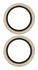 PanzerGlass Hoops Rings iPhone 17 Camera Lens Protector Glas Glitter Goud afbeelding 3