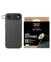 PanzerGlass Hoops Rings iPhone Air Camera Lens Protector Glas Glitter Goud afbeelding