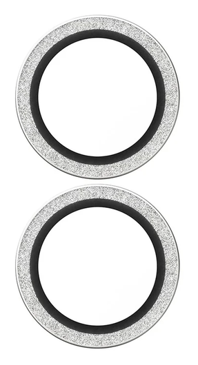PanzerGlass Hoops Rings iPhone 17 Camera Lens Protector Glas Glitter Zilver afbeelding 3