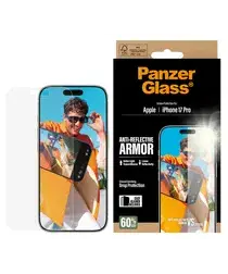 PanzerGlass Anti-Reflective iPhone 17 Pro Screen Protector Tempered Glass afbeelding