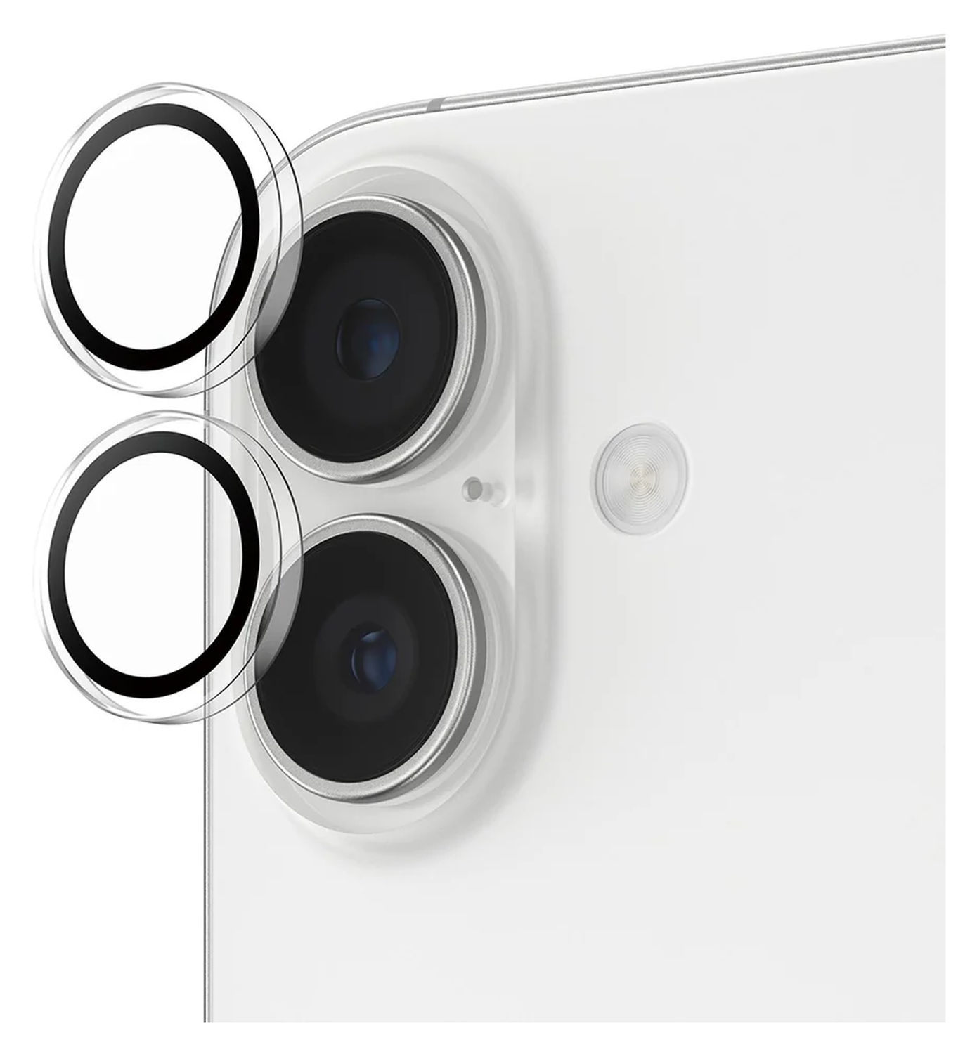 PanzerGlass Hoops Rings iPhone 17 Camera Lens Protector Glas Transparant afbeelding 2