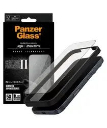 PanzerGlass Ceramic Ultra-Wide Fit iPhone 17 Pro Screen Protector afbeelding