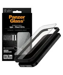 PanzerGlass Ceramic Ultra-Wide Fit iPhone 17 / 16 Pro Screen Protector afbeelding