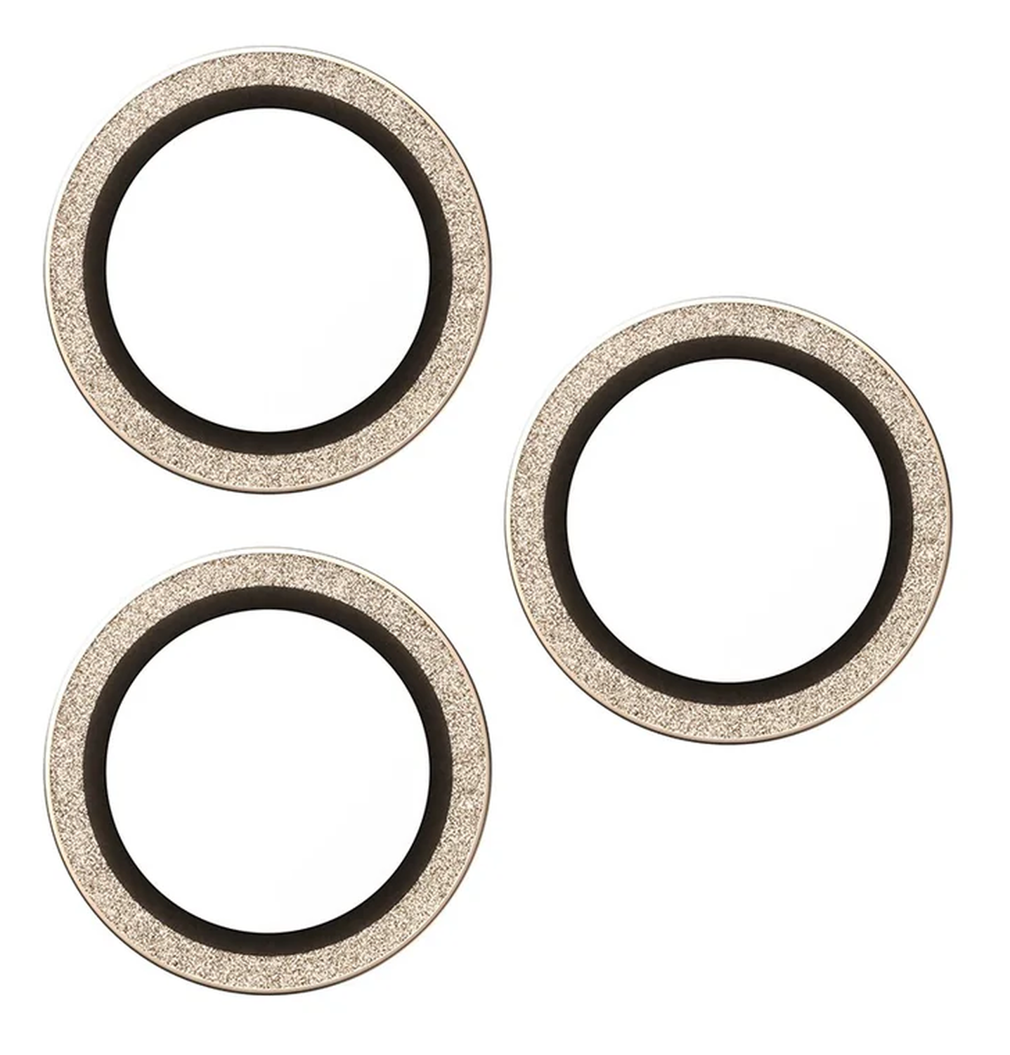PanzerGlass Hoops Rings iPhone 17 Pro (Max) Camera Protector Glas Glitter Goud afbeelding 3