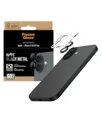 PanzerGlass Hoops Rings iPhone 17 Camera Lens Protector Glas Zwart afbeelding