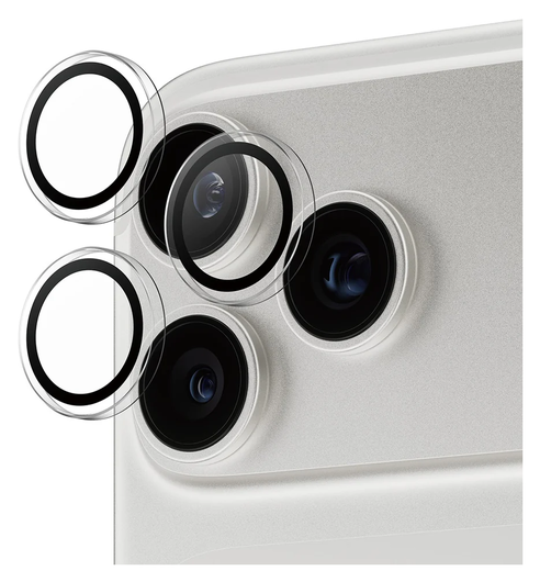 PanzerGlass Hoops Rings iPhone 17 Pro (Max) Camera Protector Glas Transparant afbeelding 2