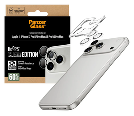 PanzerGlass Hoops Rings iPhone 17 Pro (Max) Camera Protector Glas Transparant afbeelding